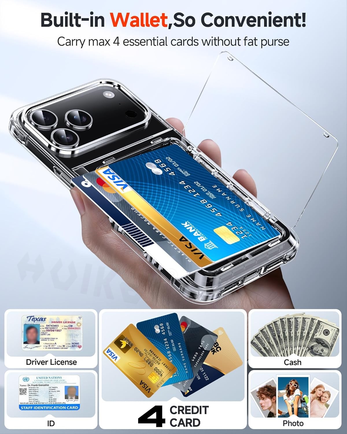 เคสสำหรับ iPhone 18 Pro Max 17 - Slim Card Slot Case บทวิจารณ์และราคา