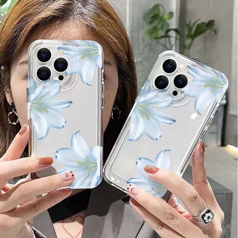 เคสโทรศัพท์ลายดอกลิลลี่สีขาวสุ - Phone Cases Xs Iphone บทวิจารณ์และราคา