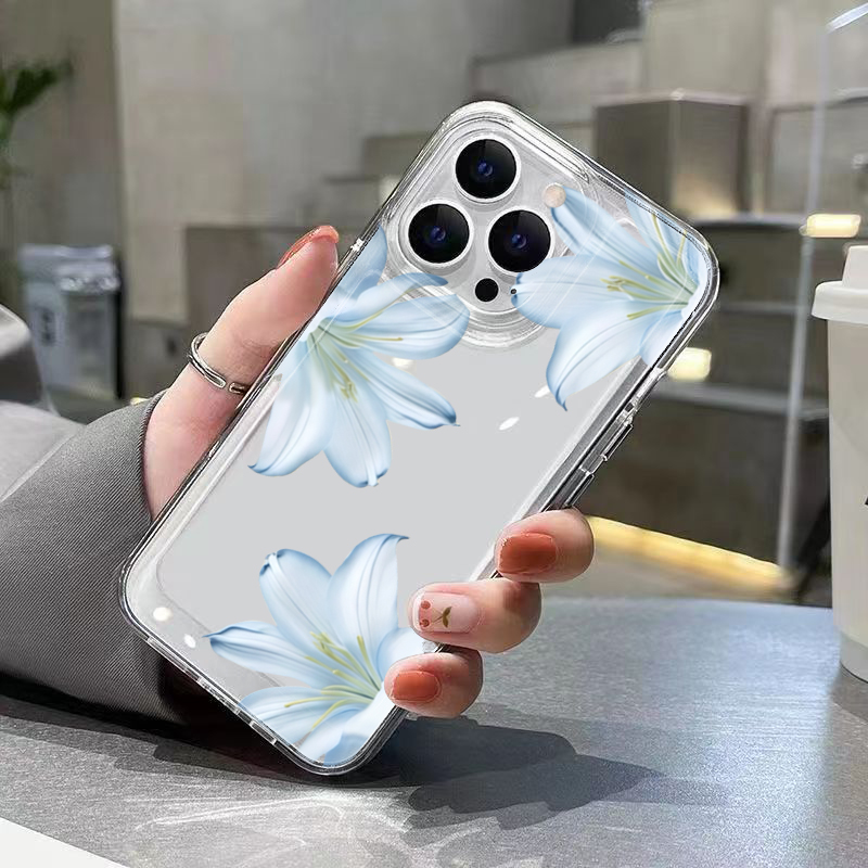 เคสโทรศัพท์ลายดอกลิลลี่สีขาวสุ - Phone Cases Xs Iphone บทวิจารณ์และราคา