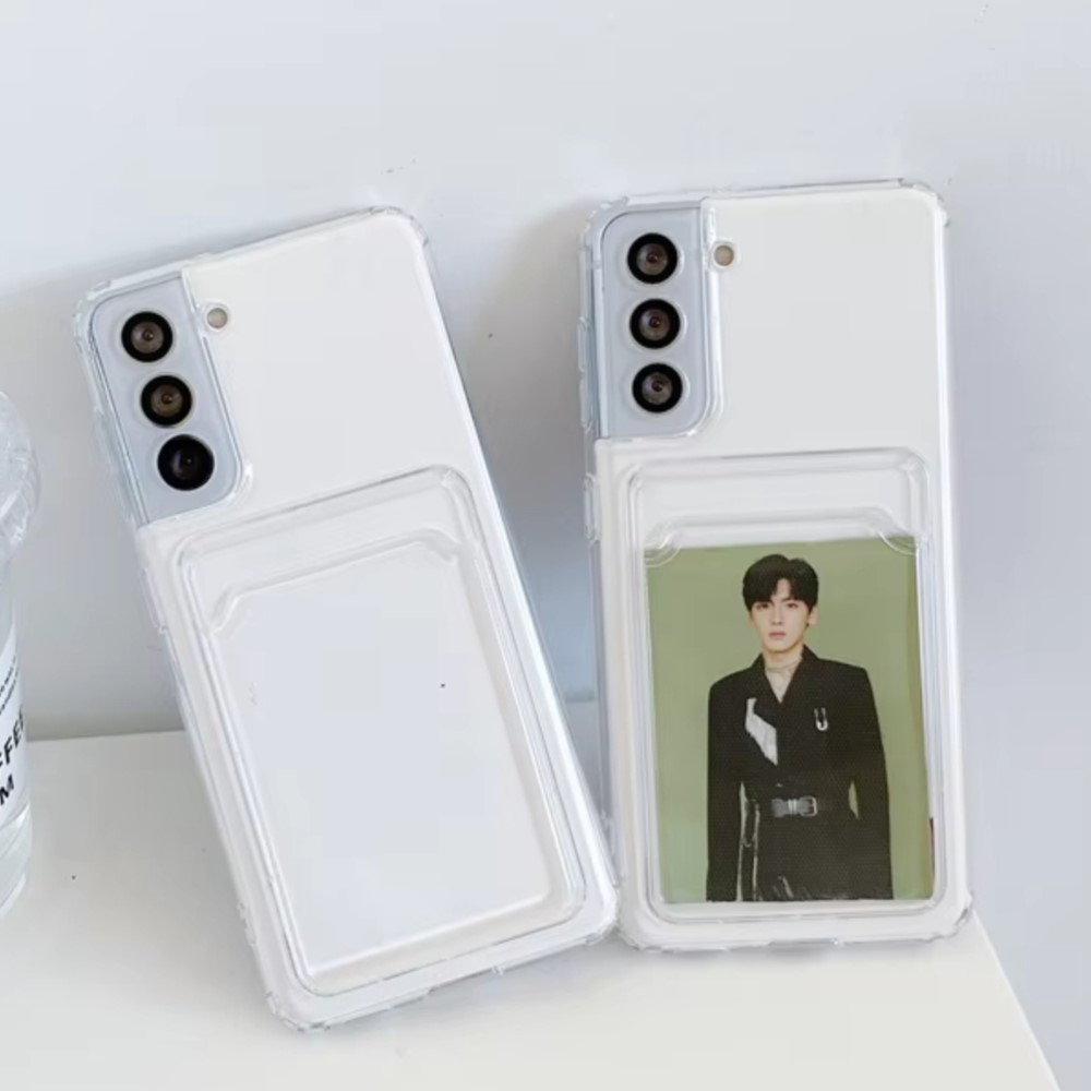 เคสโทรศัพท์ซิลิโคนใสแบบมีช่องใ - Phone Cases With Pictures บทวิจารณ์และราคา