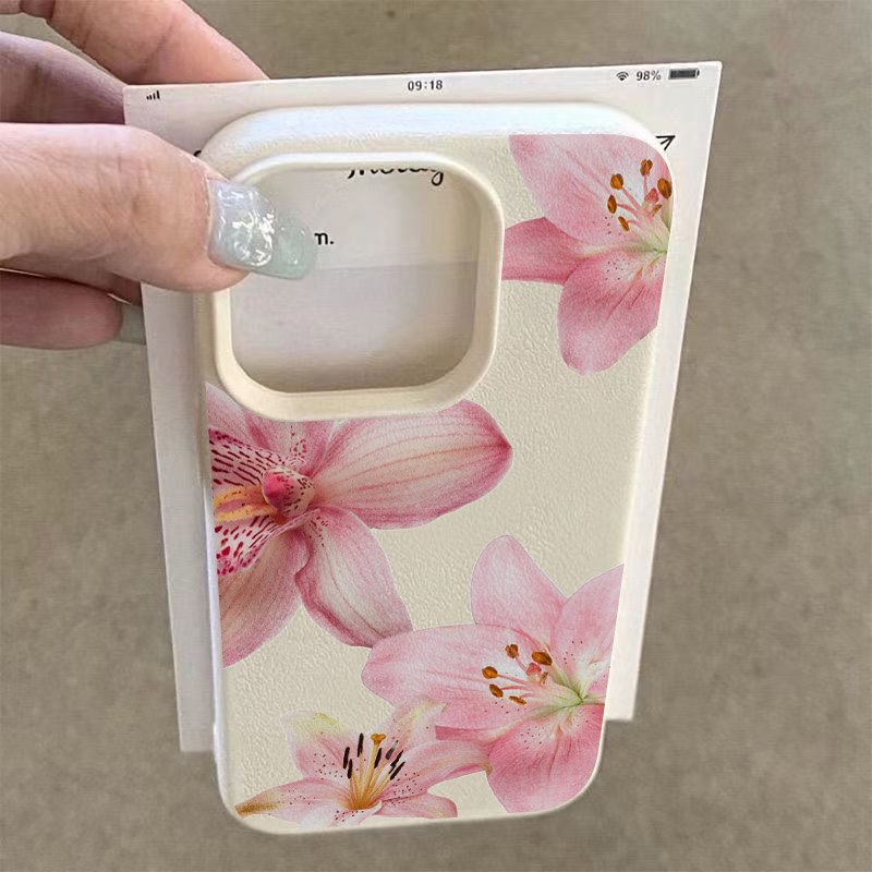 เคสโทรศัพท์ลายลิ้นจี่สีชมพู สำ - Phone Cases Galaxy S23 บทวิจารณ์และราคา