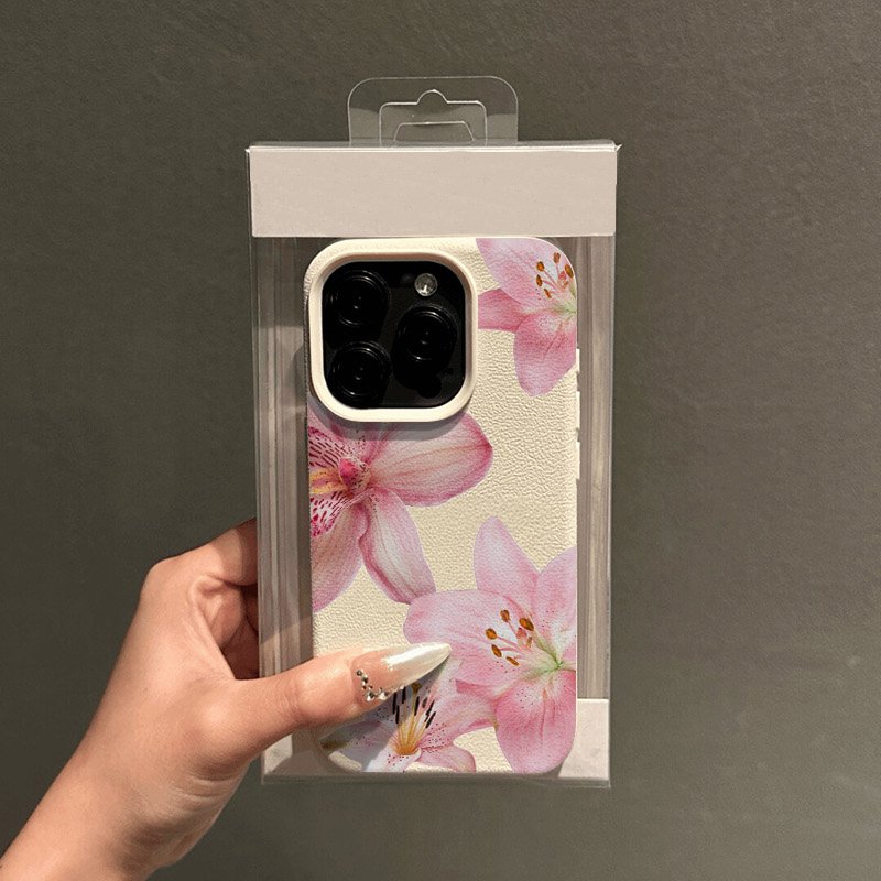 เคสโทรศัพท์ลายลิ้นจี่สีชมพู สำ - Phone Cases Galaxy S23 บทวิจารณ์และราคา