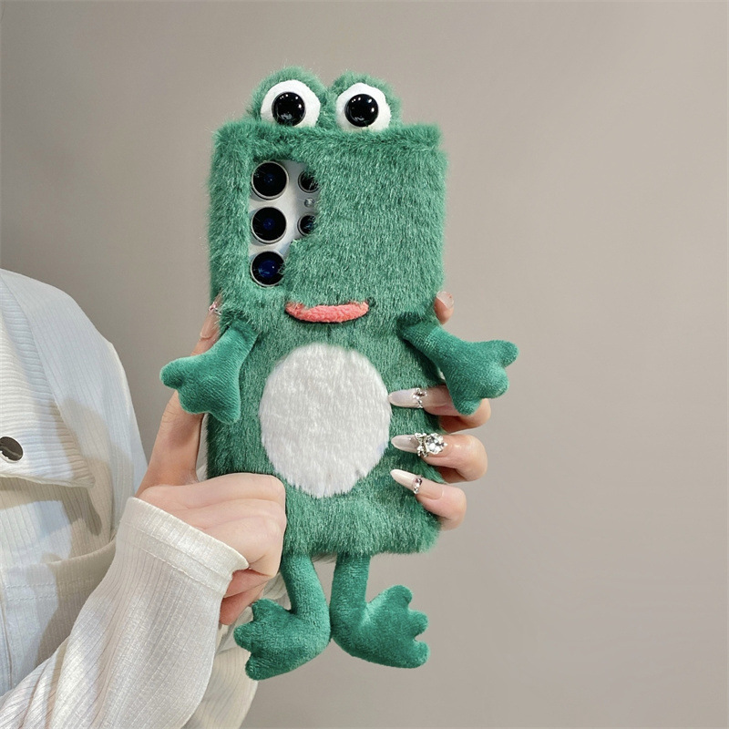 เคสโทรศัพท์รูปกบขนนุ่ม น่ารัก  - Phone Cases Samsung S24 บทวิจารณ์และราคา